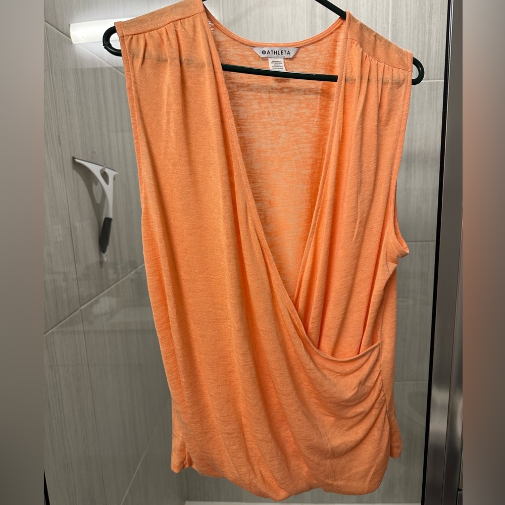 Orange Athleta tank